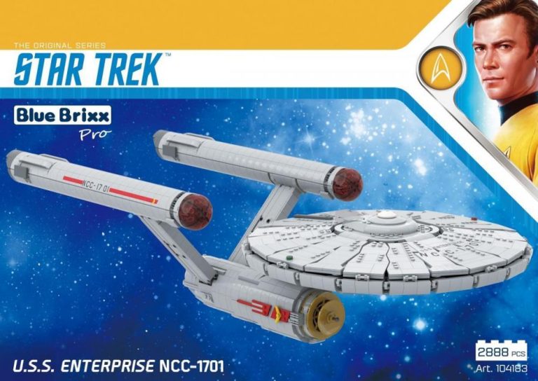 Star Trek USS Enterprise NCC-1701 duży zestaw kompatybilny z LEGO