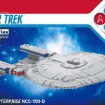 Opakowanie USS Enterprise NCC-1701-D z serii Star Trek z klocków kompatybilnych z LEGO