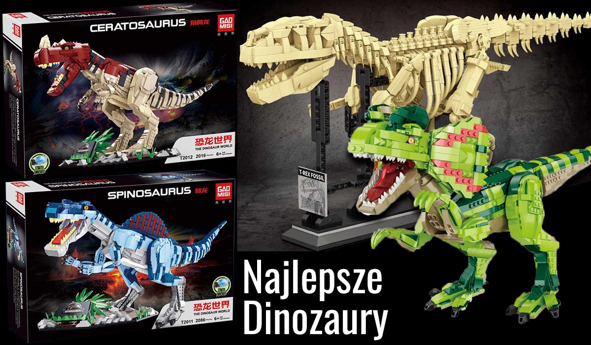 Dinozaury LEGO – najlepsze zestawy konkurencji, które warto wypróbować