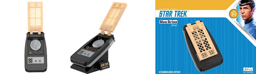 Komunikator Star Trek firmy BlueBrixx, replika z klocków