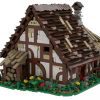 Kuźnia średniowieczna z klocków kompatybilnych z LEGO