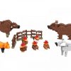 Średniowieczna sceneria z klocków kompatybilnych z LEGO