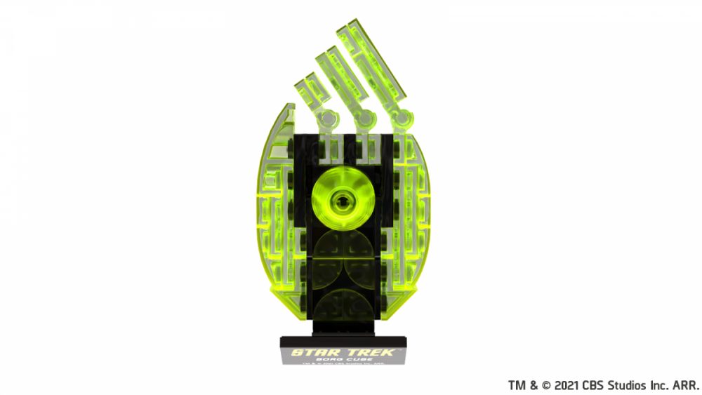 Star Trek Borg Cube mały zestaw z klocków kompatybilnych z LEGO