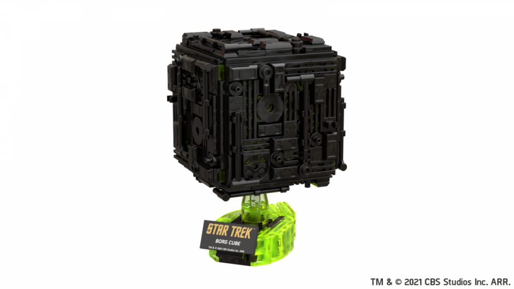 Star Trek Borg Cube mały zestaw z klocków kompatybilnych z LEGO