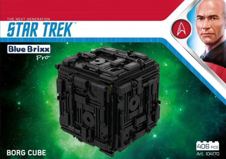 Star Trek Borg Cube mały zestaw z klocków kompatybilnych z LEGO