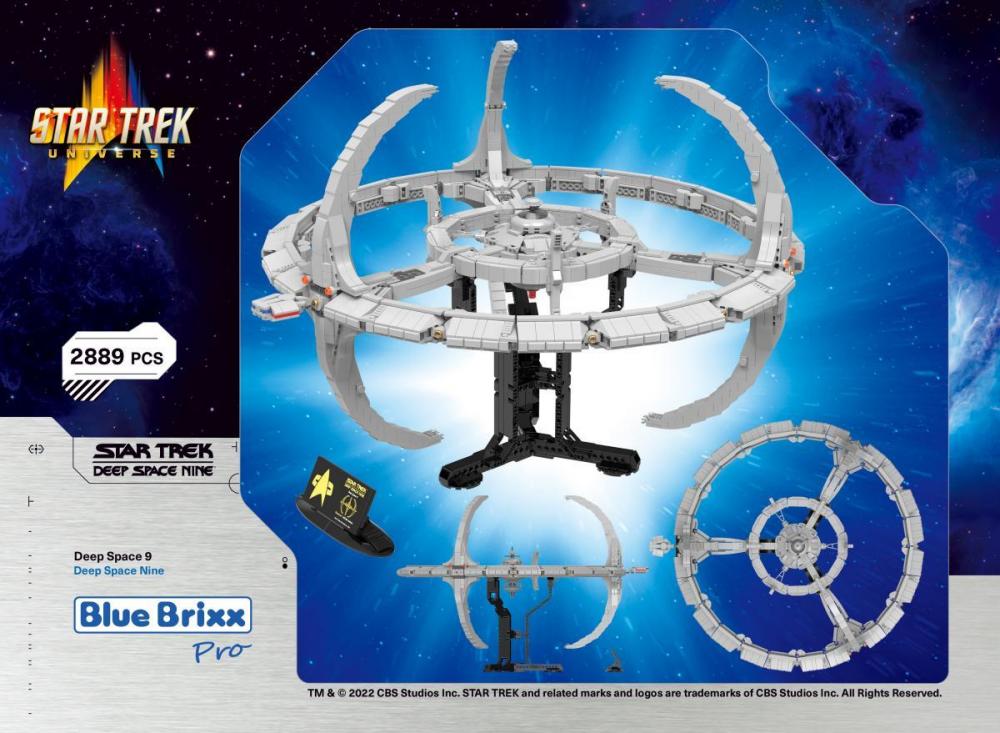 Alternatywa LEGO Star Trek Deep Space Nine BlueBrixx duży zestaw