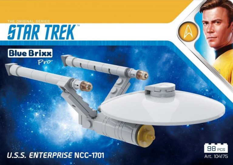 Star Trek USS Enterprise NCC-1701 mały zestaw z klocków kompatybilnych z LEGO