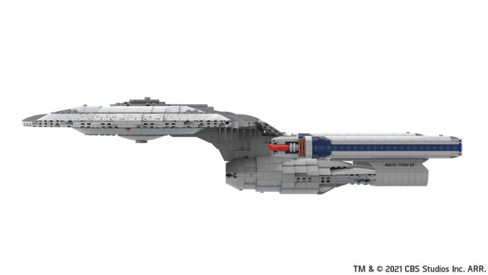 BlueBrixx Star Trek USS Enterprise NCC-1701-D duży zestaw kompatybilny z LEGO