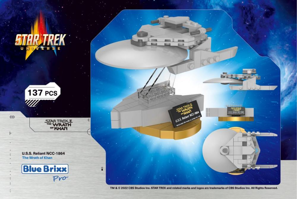 Star Trek USS Reliant NCC-1864 mały zestaw z klocków kompatybilnych z LEGO