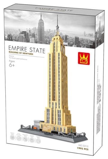 Empire State Building, Nowy Jork z klocków kompatybilnych z LEGO