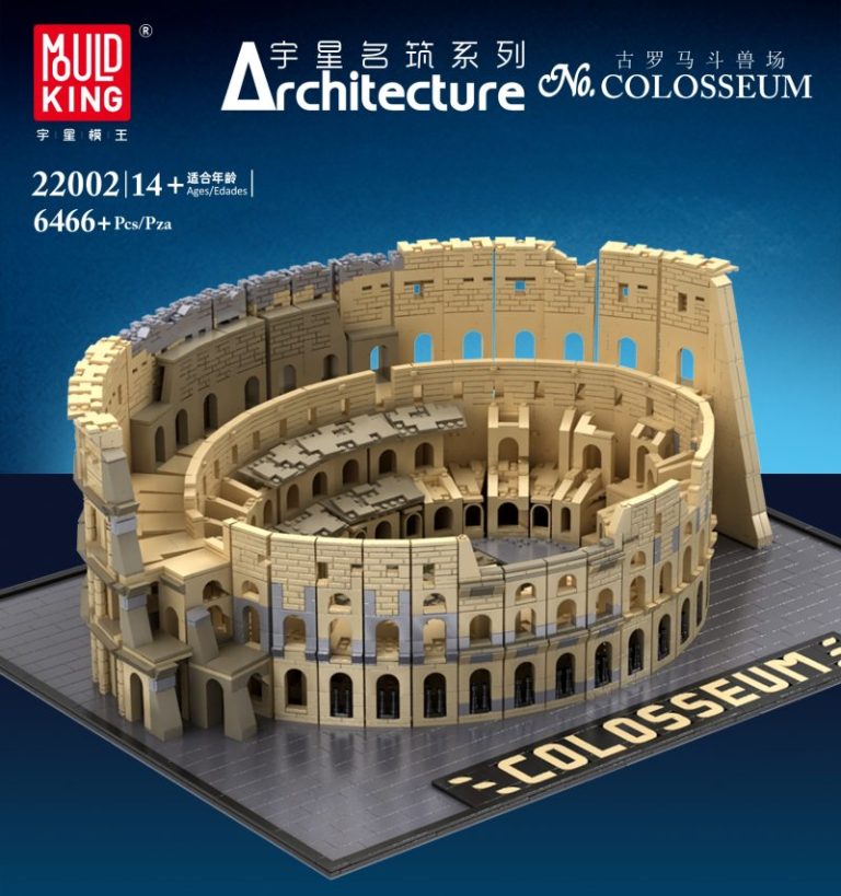 Koloseum, 6.466 klocków, Rzym – Mould King