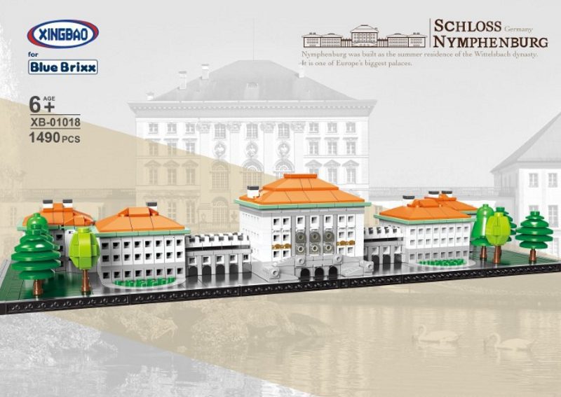 Pałac Nymphenburg, Niemcy z klocków kompatybilnych z LEGO