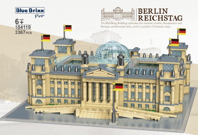 Reichstag, Berlin z klocków kompatybilnych z LEGO