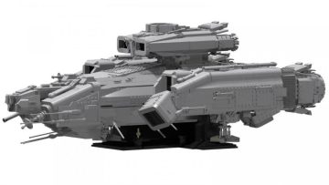 Statek kosmiczny inspirowany Nostromo z Alien zestaw z klocków