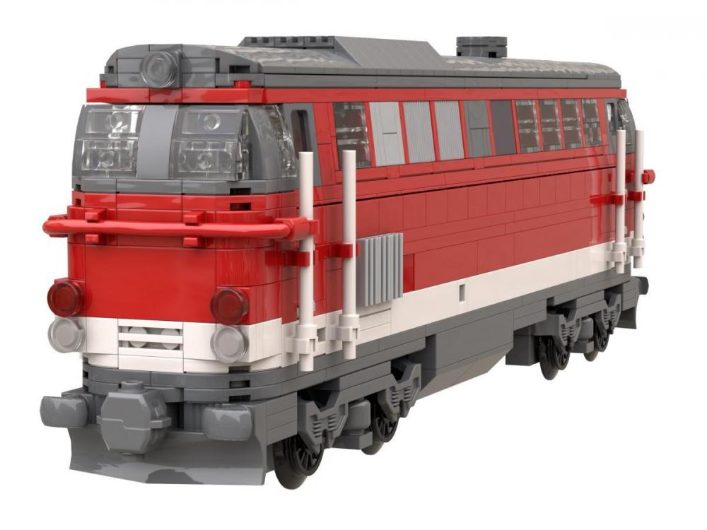 Koleje austryjackie lokomotywa Gailtaltrain BR 2043 z klocków