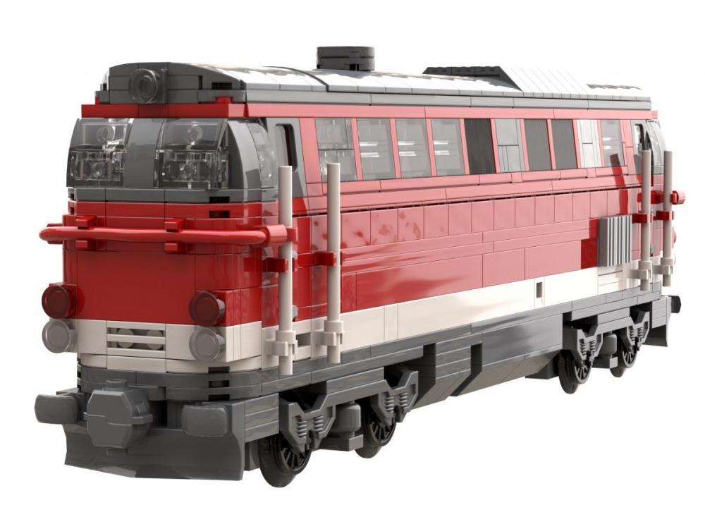 Koleje austryjackie lokomotywa Gailtaltrain BR 2043 z klocków