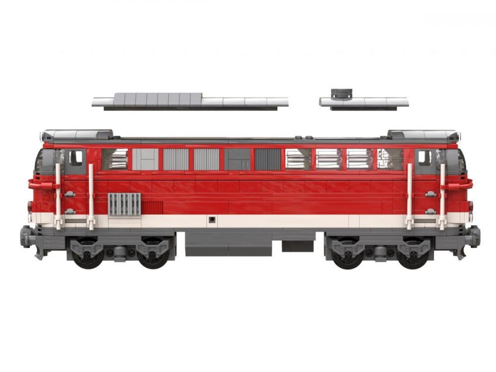 Koleje austryjackie lokomotywa Gailtaltrain BR 2043 z klocków
