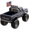 Monster truck z klocków kompatybilnych z LEGO niebieski Bigfoot