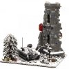 Bitwa pod Stalingradem diorama z klocków kompatybilnych z LEGO