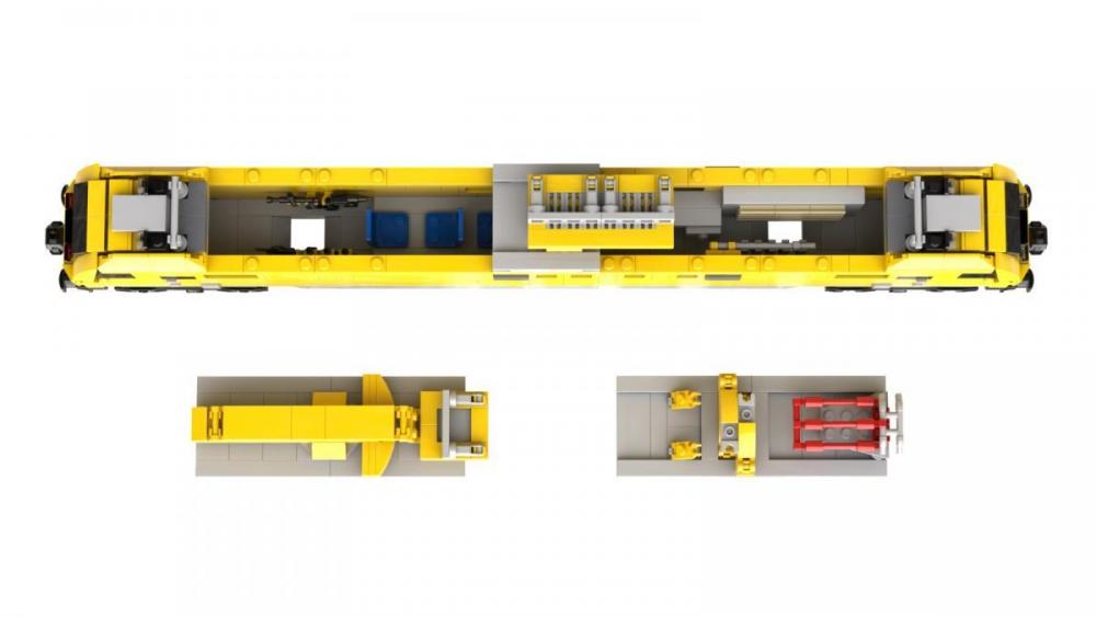 BR 711 Pojazd do naprawy sieci trakcyjnej – system kompatybilny z LEGO