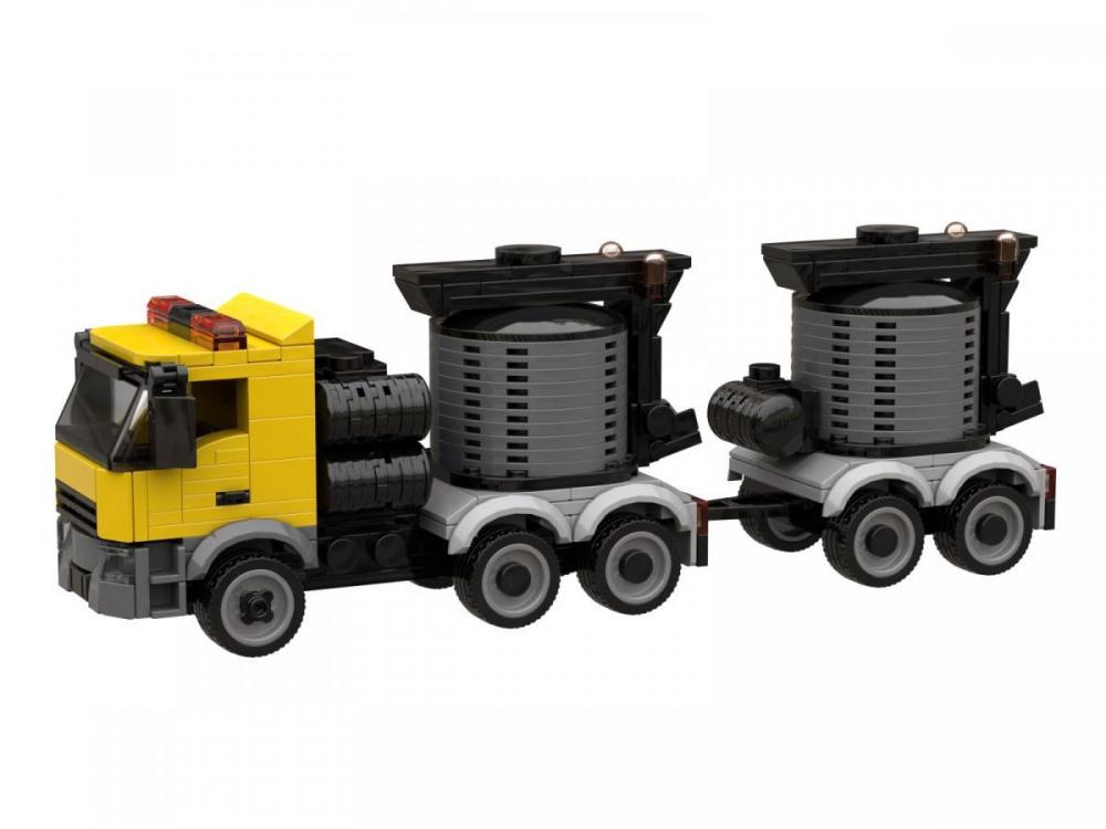 Ciężarówka zamiennik LEGO masa bitumiczna