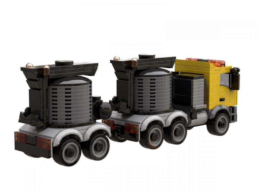 Ciężarówka zamiennik LEGO asfalt