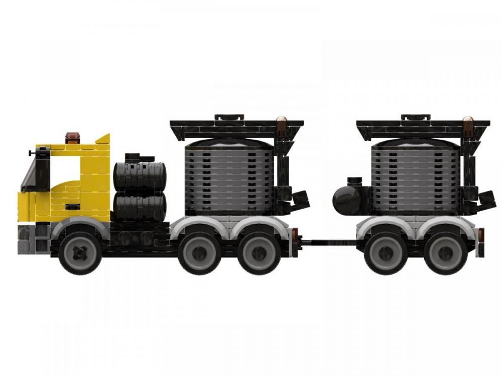 Ciężarówka zamiennik LEGO masa bitumiczna