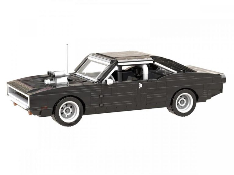 Dodge z Za szybcy, za wściekli czarny Charger – zamiennik Lego