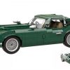 Jaguar E-Type zielony model z klocków kompatybilnych z LEGO