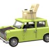 Samochód Jasia Fasoli! model z klocków, zielony brytyjski mini