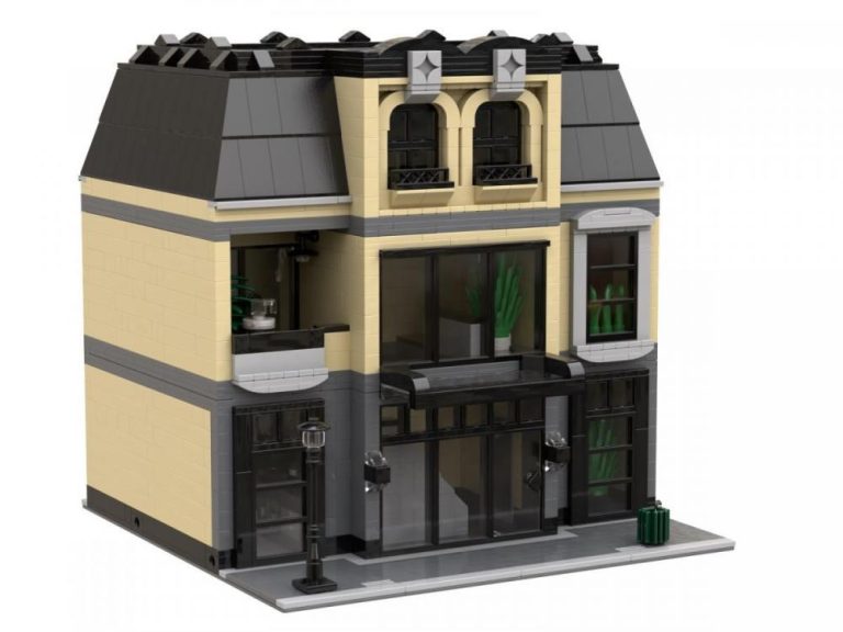 Gabinet fizjoterapii budynek modułowy z klocków – zamiennik LEGO