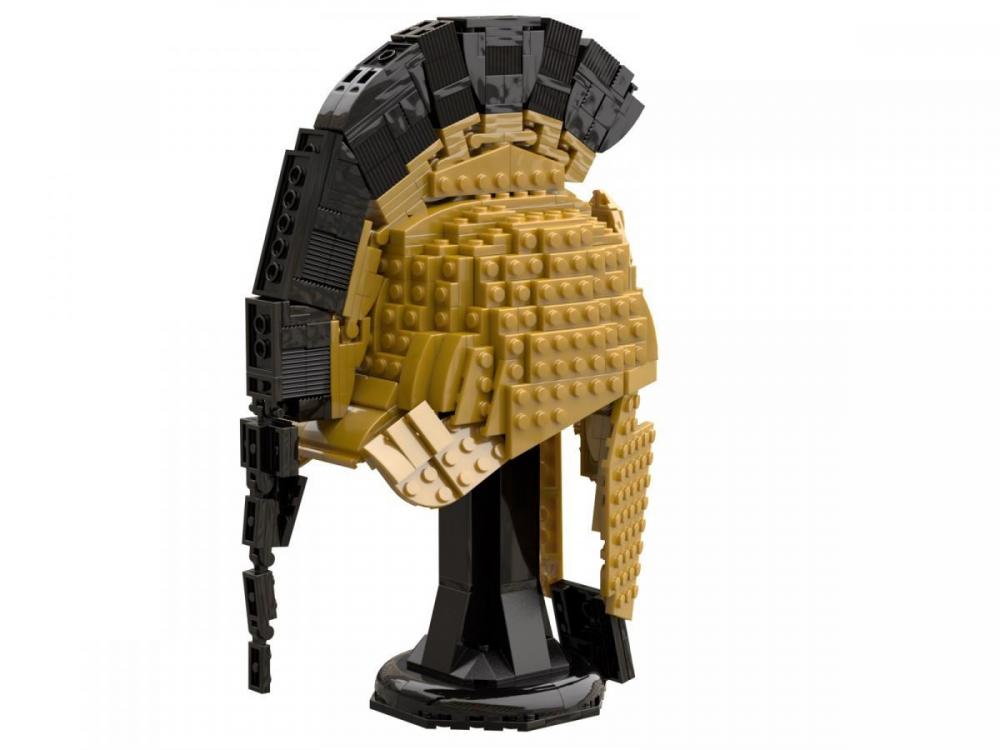 Hełm Spartan replika z klocków w pełni kompatybilnych z LEGO