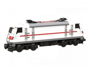 Lokomotywa BR 146 biało czerwona – klocki kompatybilne z LEGO