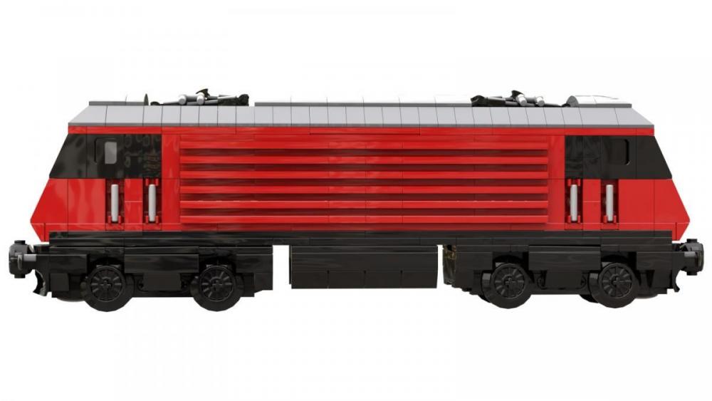 Lokomotywa elektryczna SBB CFF FFS LOK Re 460 Szwajcaria z klocków