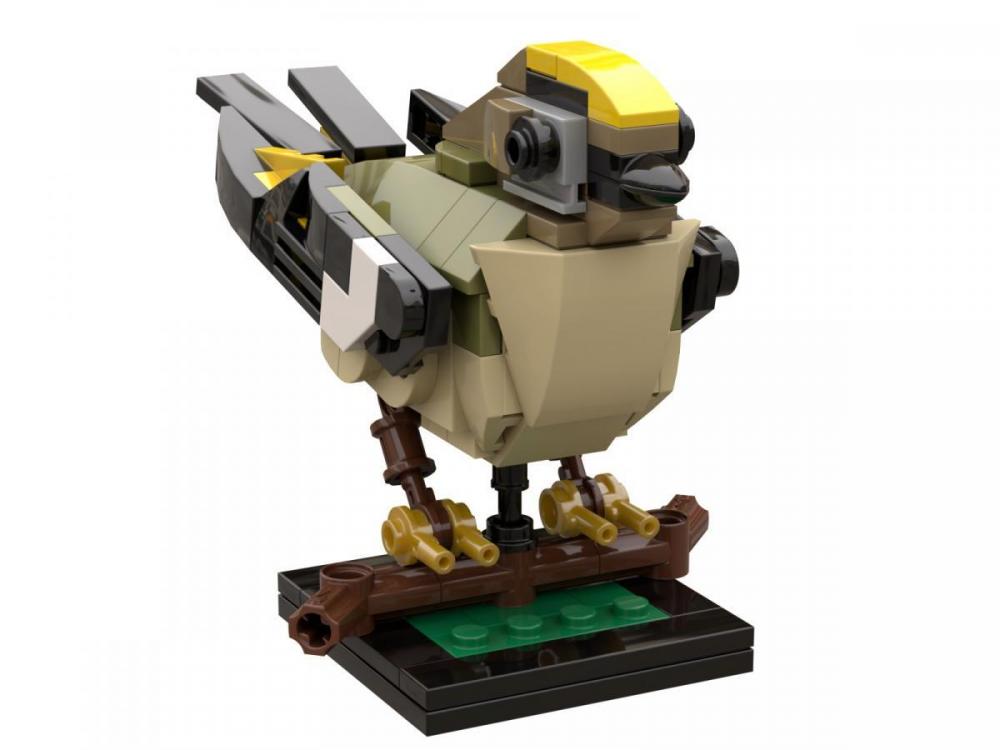 Mysikrólik ptak alternatywa LEGO
