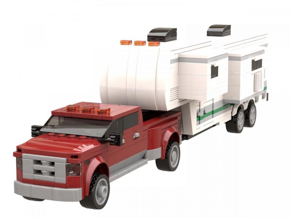 Kamper z przyczepą zamiennik LEGO