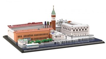 Plac Świętego Marka w Wenecji, Włochy z klocków kompatybilnych z LEGO