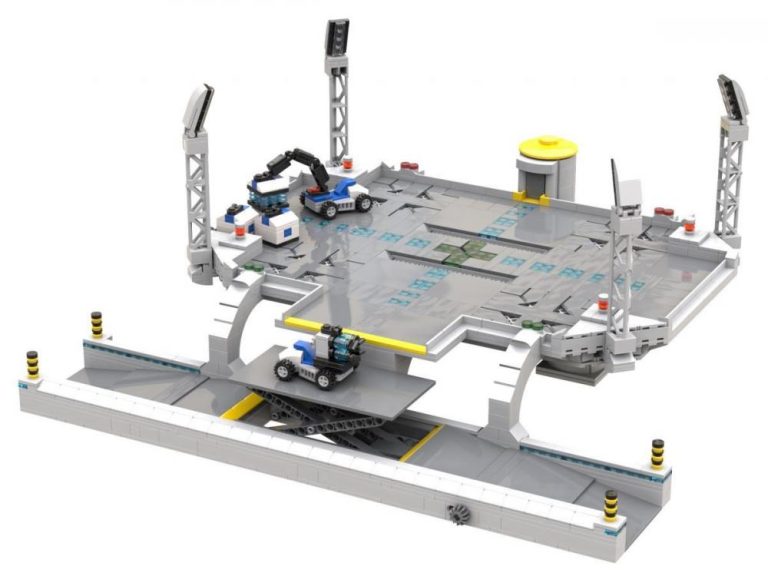 Quantum Colony: platforma do lądowania: seria Sci-Fi zamiennik LEGO