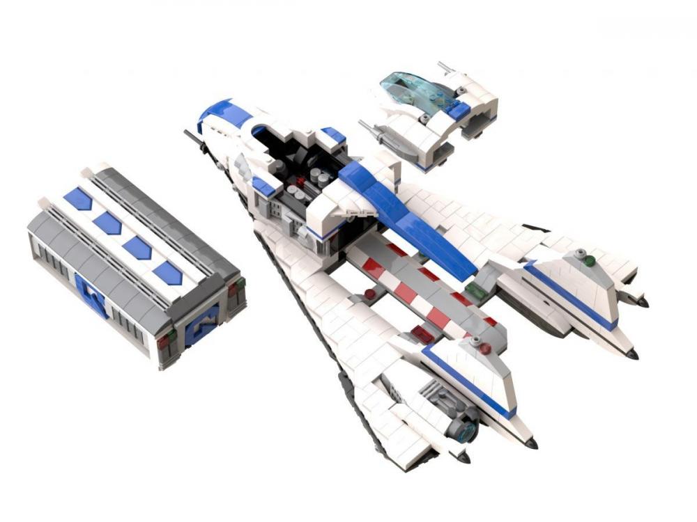 Quantum Colony: Wahadłowiec Vulture – Science fiction zamiennik LEGO