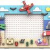 Ramka do zdjęć na ścianę i biurko: Urlop i plaża – zamiennik LEGO