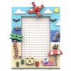 Ramka do zdjęć na ścianę i biurko: Urlop i plaża – zamiennik LEGO