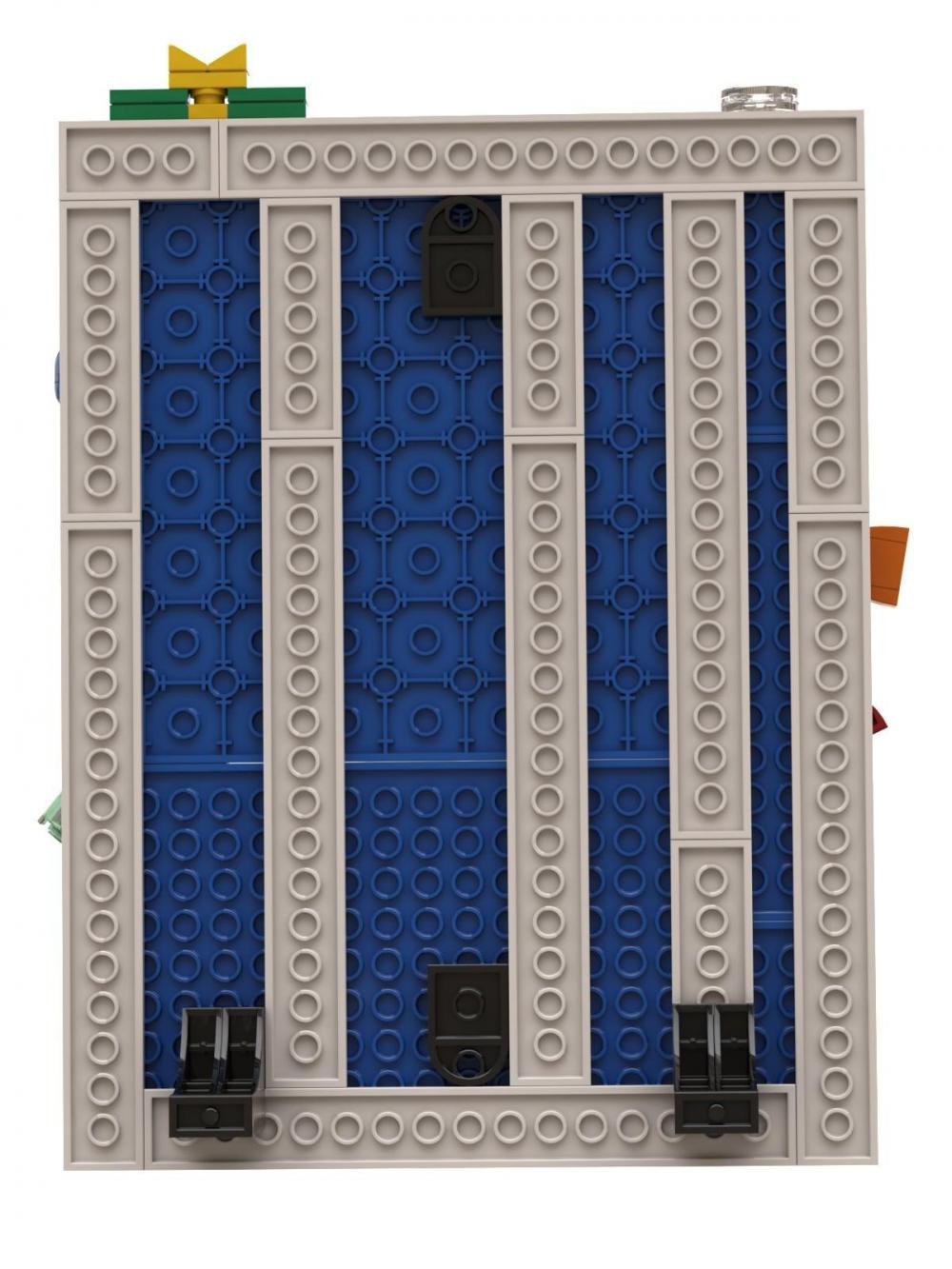 Ramka na zdjęcia na ścianę i biurko: Urodziny – zamiennik LEGO