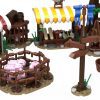 Rynek miejski z klocków kompatybilnych z LEGO