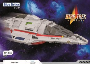 Star Trek Delta Flyer duży zestaw z klocków kompatybilnych z LEGO