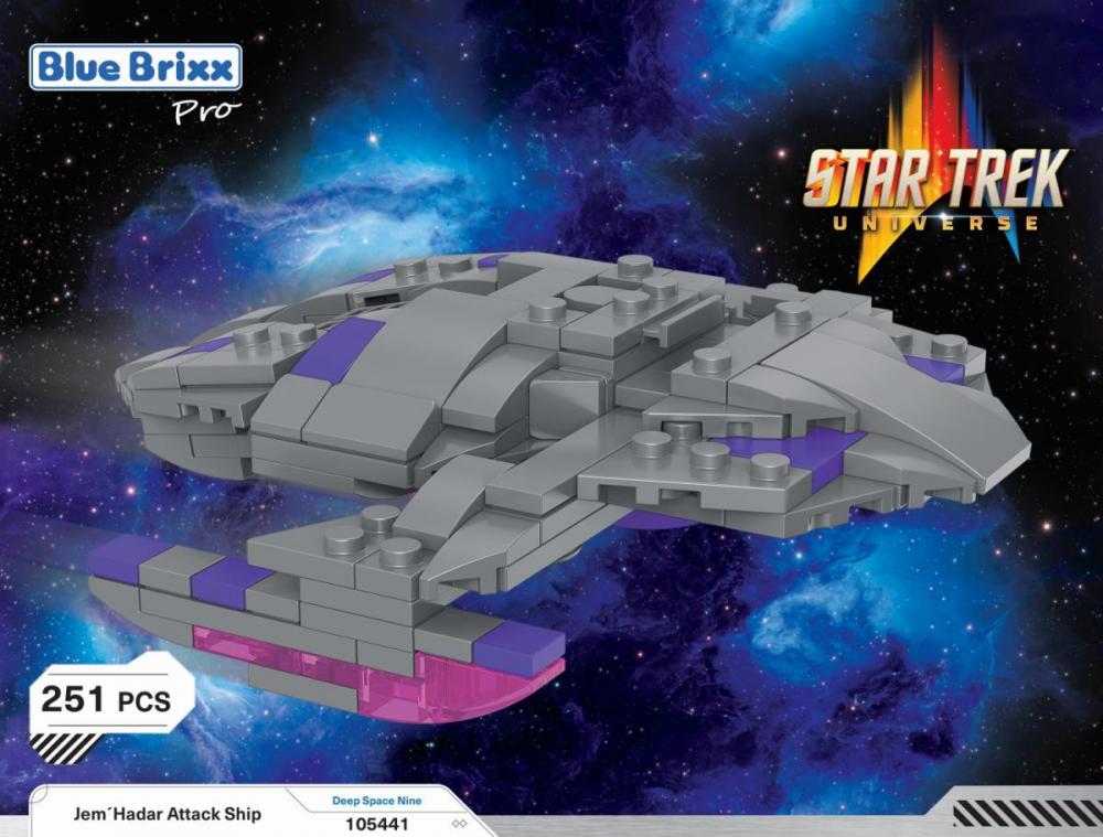 Star Trek Jem´Hadar Attack Ship mały zestaw z klocków kompatybilnych z LEGO