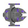 Star Trek Jem´Hadar Attack Ship mały zestaw z klocków kompatybilnych z LEGO