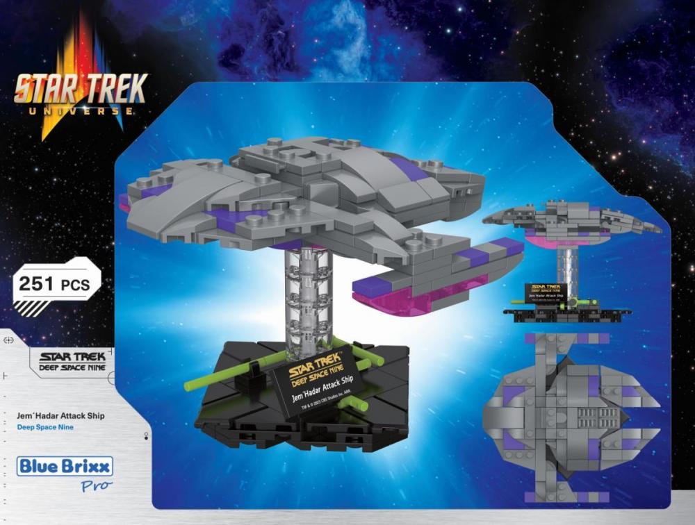 Star Trek Jem´Hadar Attack Ship mały zestaw z klocków kompatybilnych z LEGO
