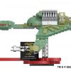 Średni Klingon Bird of Prey Zamiennik LEGO Star Trek