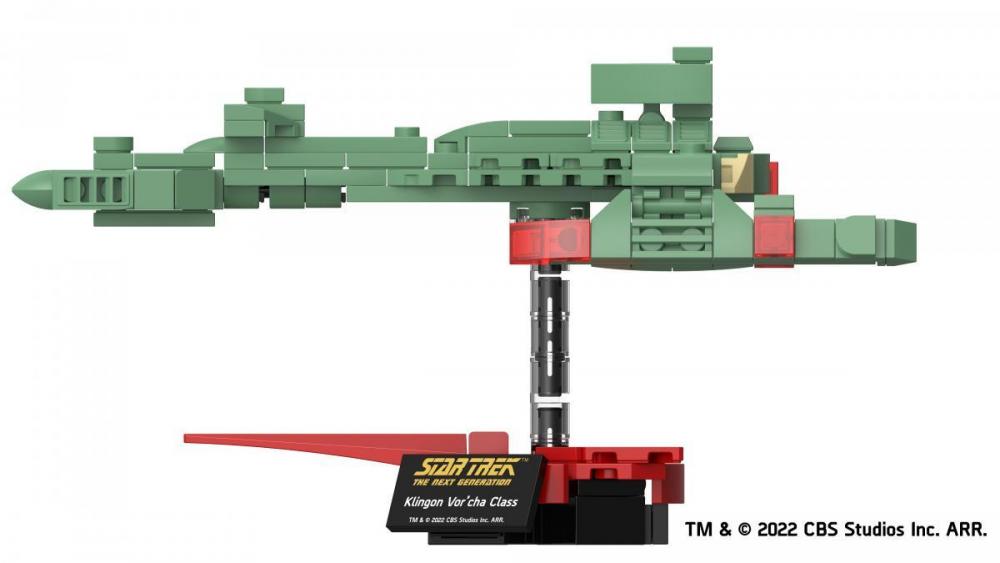 Star Trek Klingon Vor’cha Class z klocków kompatybilnych z LEGO