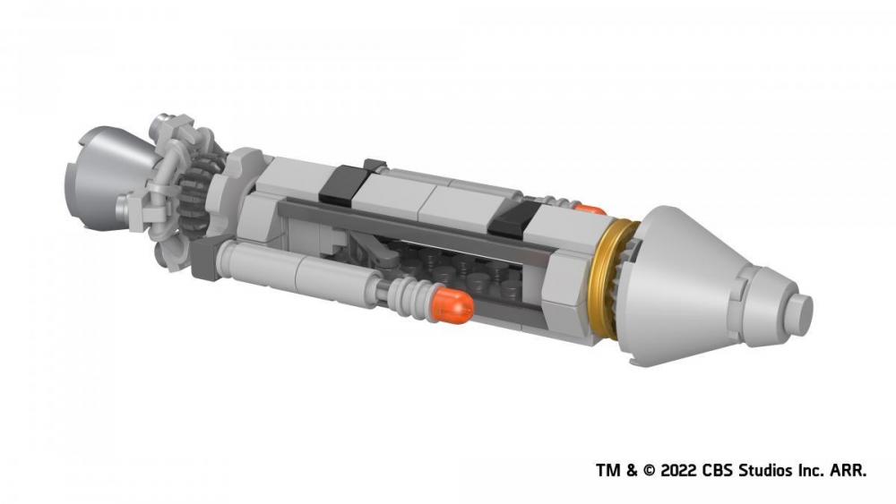 Star Trek Phoenix z klocków kompatybilnych z LEGO